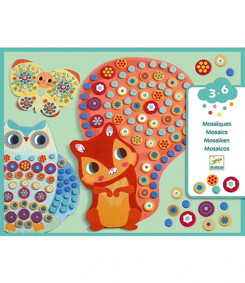 Djeco Millefiori Sticker Mosaic Collage Craft Kit