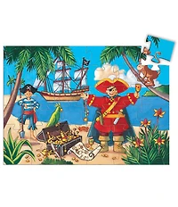 Djeco Pirate & His Treasure 36-Piece Puzzle