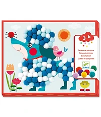 Djeco Pom Pom Puppies Collage Activity Set