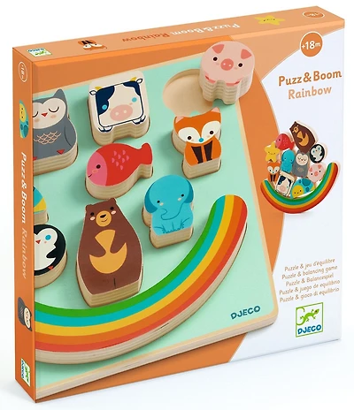 Djeco Puzz & Boom Rainbow Wooden Puzzle