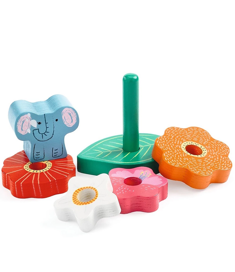 Djeco Puzz and Stack Happy Wooden Puzzle