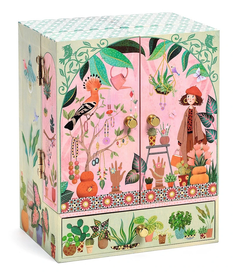 Djeco Secret Garden Musical Jewelry Treasure Box