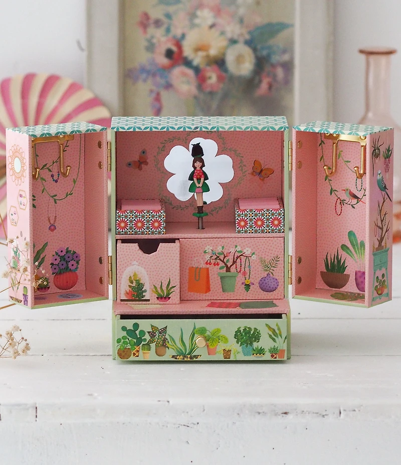 Djeco Secret Garden Musical Jewelry Treasure Box