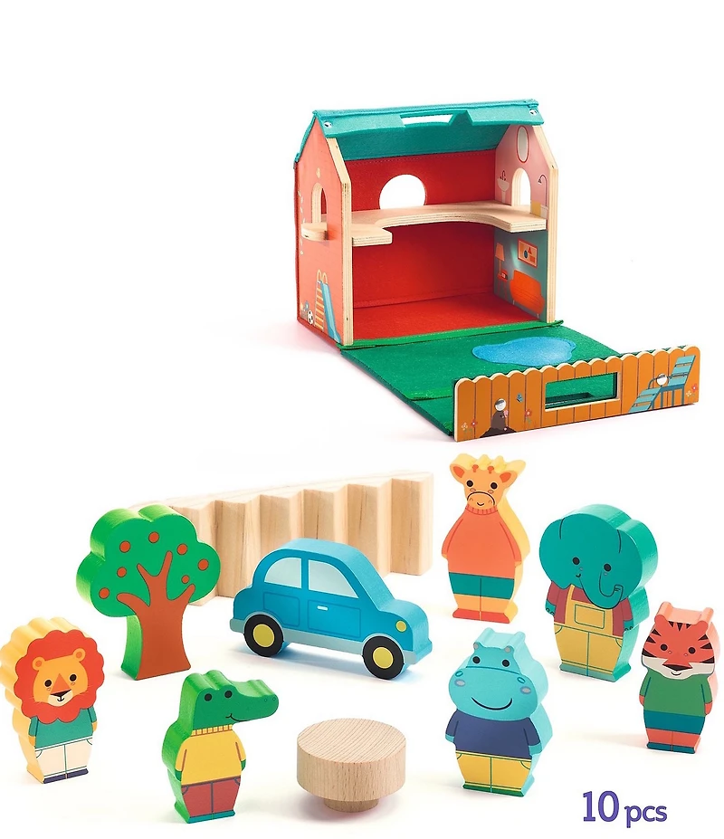 Djeco SoftiHouse Wooden House Set