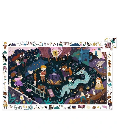 Djeco Sorcerers' Apprentices 54pc Observation Puzzle + Poster