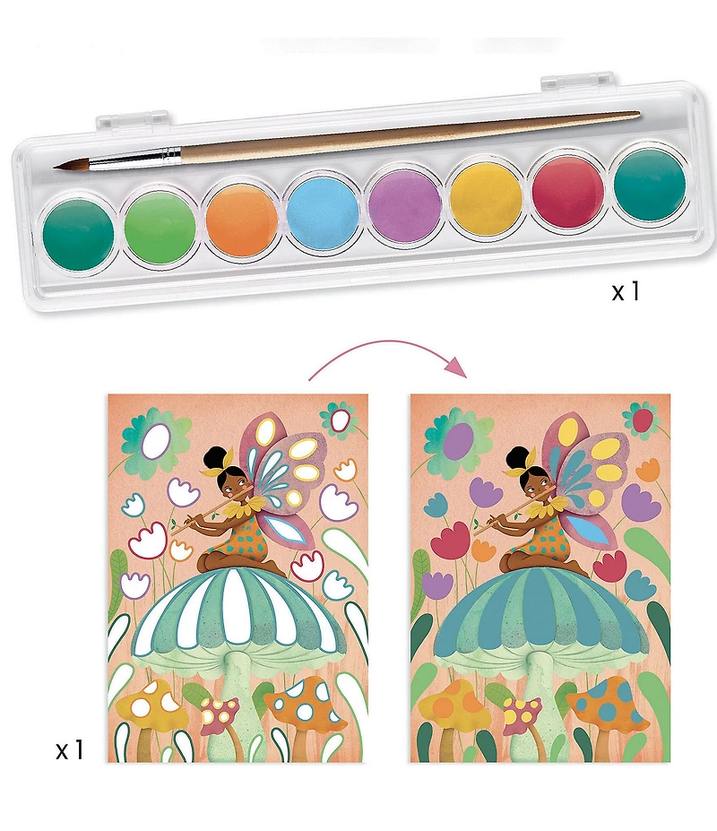 Djeco The Fairy Box Multi Activity Arts & Crafts Kit