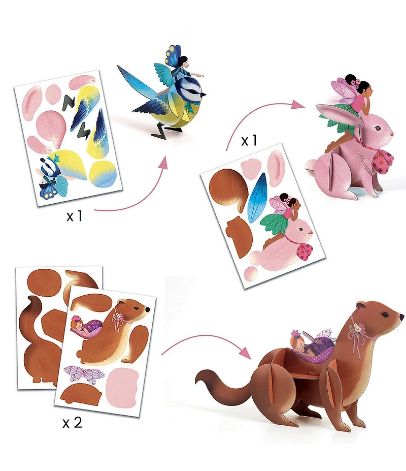 Djeco The Fairy Box Multi Activity Arts & Crafts Kit