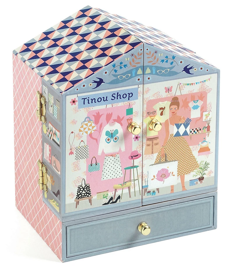 Djeco Tinou Shop Musical Treasure Box