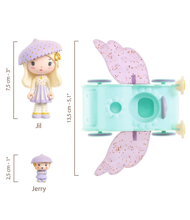 Djeco Tinyly Jil & Jerry Tiny Car