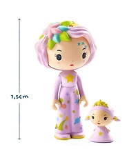 Djeco Tinyly Violet Tiny Room with Figurines