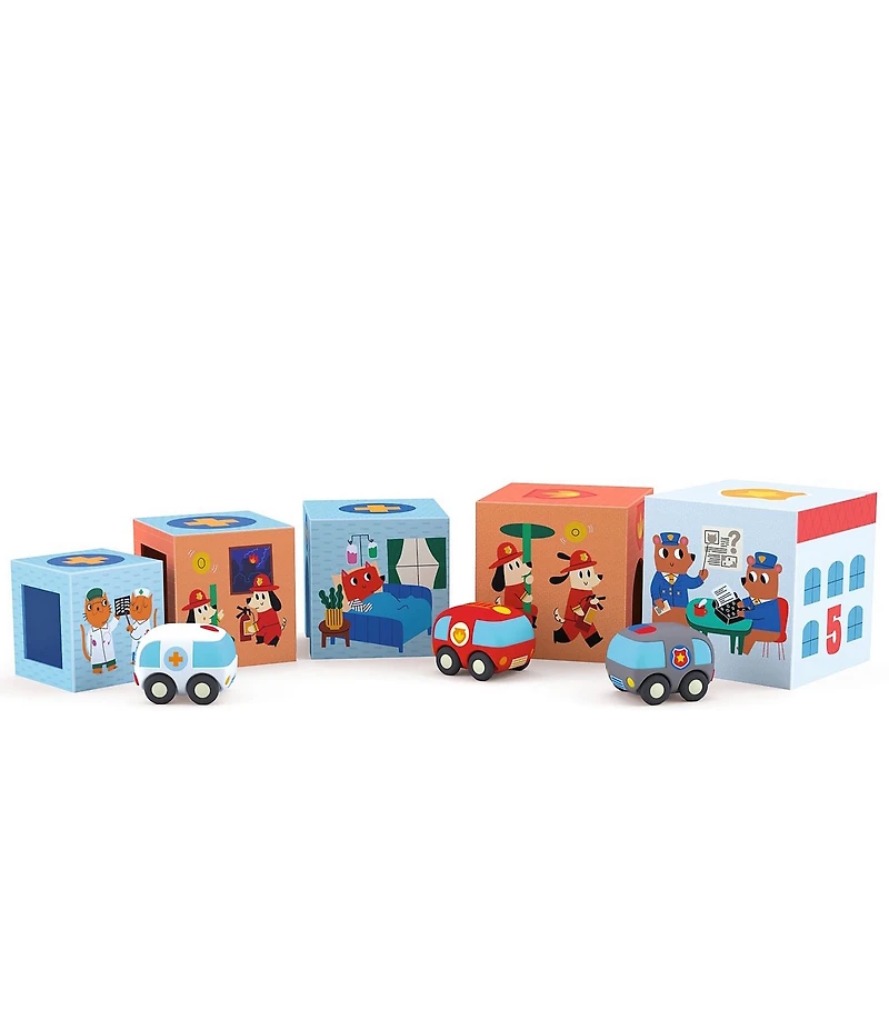 Djeco TopaniCar Nest and Stack Vehicles