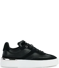 DKNY by Donna Karan Bethan Leather and Suede Lace Up Platform Sneakers
