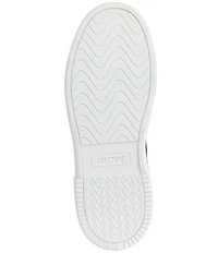 DKNY by Donna Karan Bethan Leather and Suede Lace Up Platform Sneakers