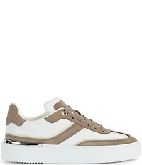 DKNY by Donna Karan Bethan Leather and Suede Lace Up Platform Sneakers