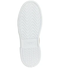 DKNY by Donna Karan Bethan Leather and Suede Lace Up Platform Sneakers