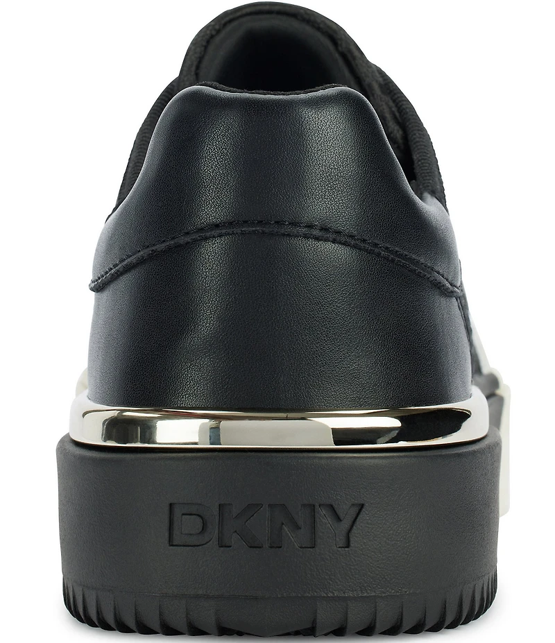 DKNY by Donna Karan Bradley Signature Logo Lace Up Platform Sneakers