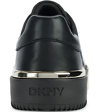 DKNY by Donna Karan Bradley Signature Logo Lace Up Platform Sneakers