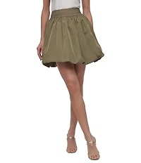 DKNY by Donna Karan Bubble Hem Mini Skirt