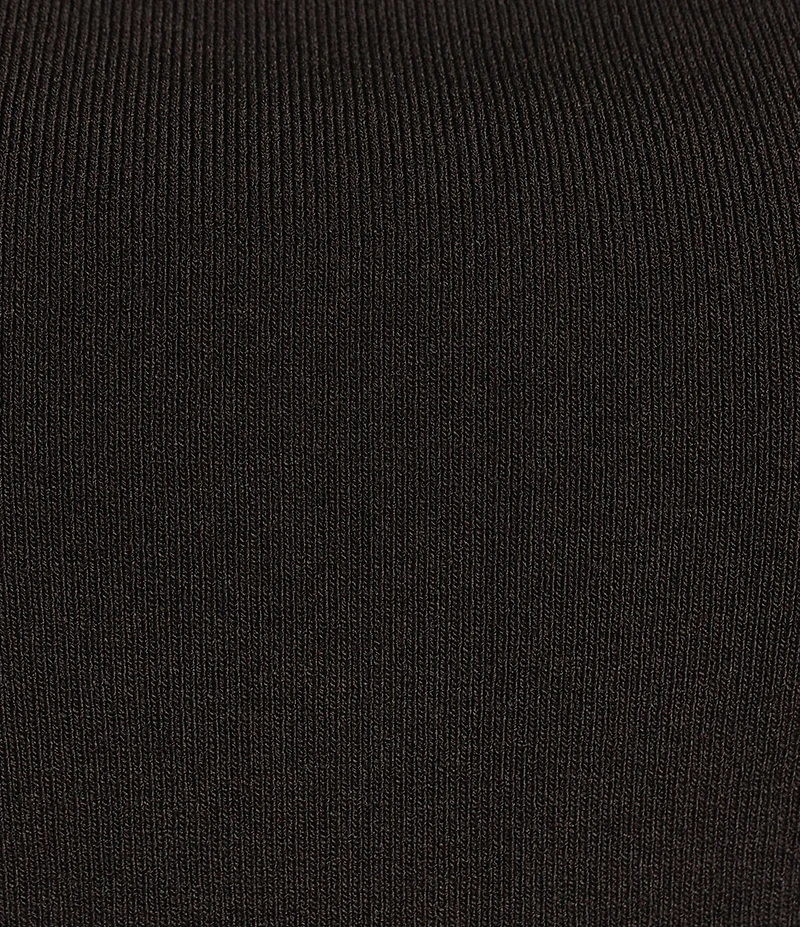 DKNY by Donna Karan Contrast Trim Knit Crew Neck Sleeveless Cami