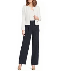 DKNY by Donna Karan Coordinating Boucle Straight Leg Pants