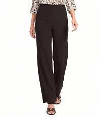 DKNY by Donna Karan Coordinating Textured Crepe Wide Leg Pants