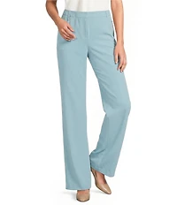 DKNY by Donna Karan Coordinating Tropical Modern Fit Flat Front Straight Leg Pants