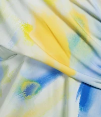 DKNY by Donna Karan Crew Neck Short Sleeve Side Ruched Top