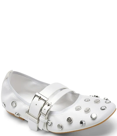 DKNY by Donna Karan Davey Studded Mary Jane Ballet Flats