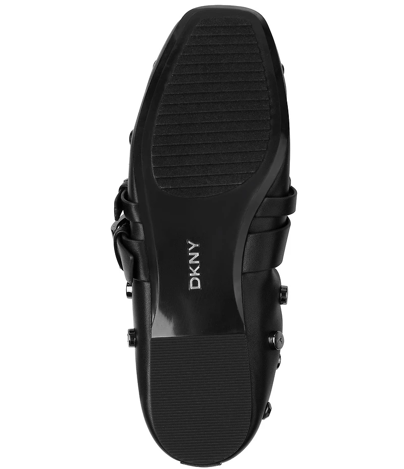 DKNY by Donna Karan Davey Studded Mary Jane Ballet Flats