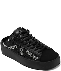 DKNY by Donna Karan Garren Logo Rhinestone Platform Mule Sneakers