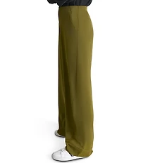 DKNY By Donna Karan High Rise Wide Leg Pocketed Pants