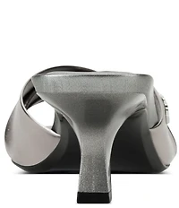 DKNY by Donna Karan Jolaine Twist Metallic Dress Slide Sandals