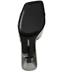 DKNY by Donna Karan Jolaine Twist Metallic Dress Slide Sandals