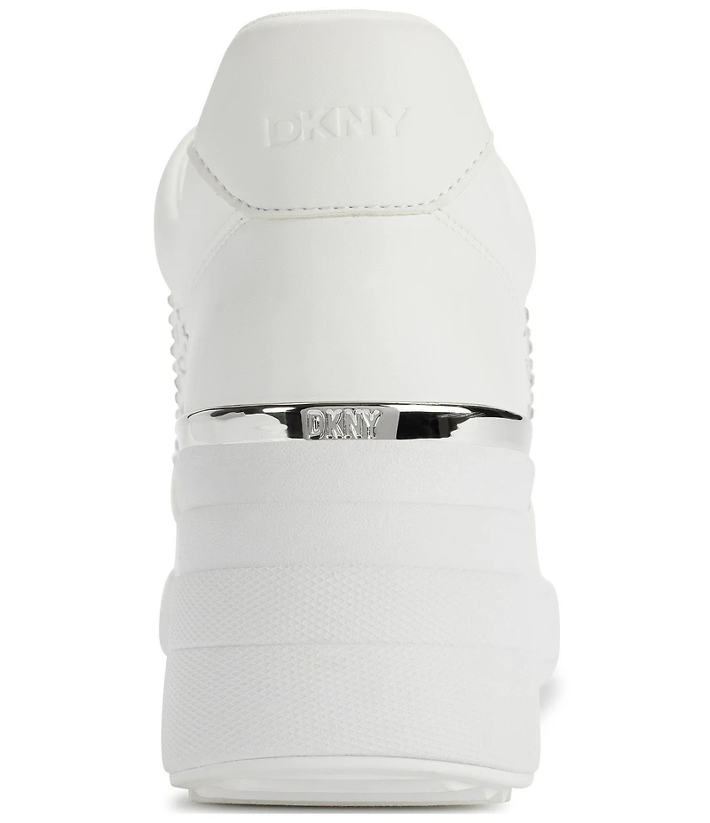 DKNY by Donna Karan Kalinda Stones Rhinestone Wedge Sneakers