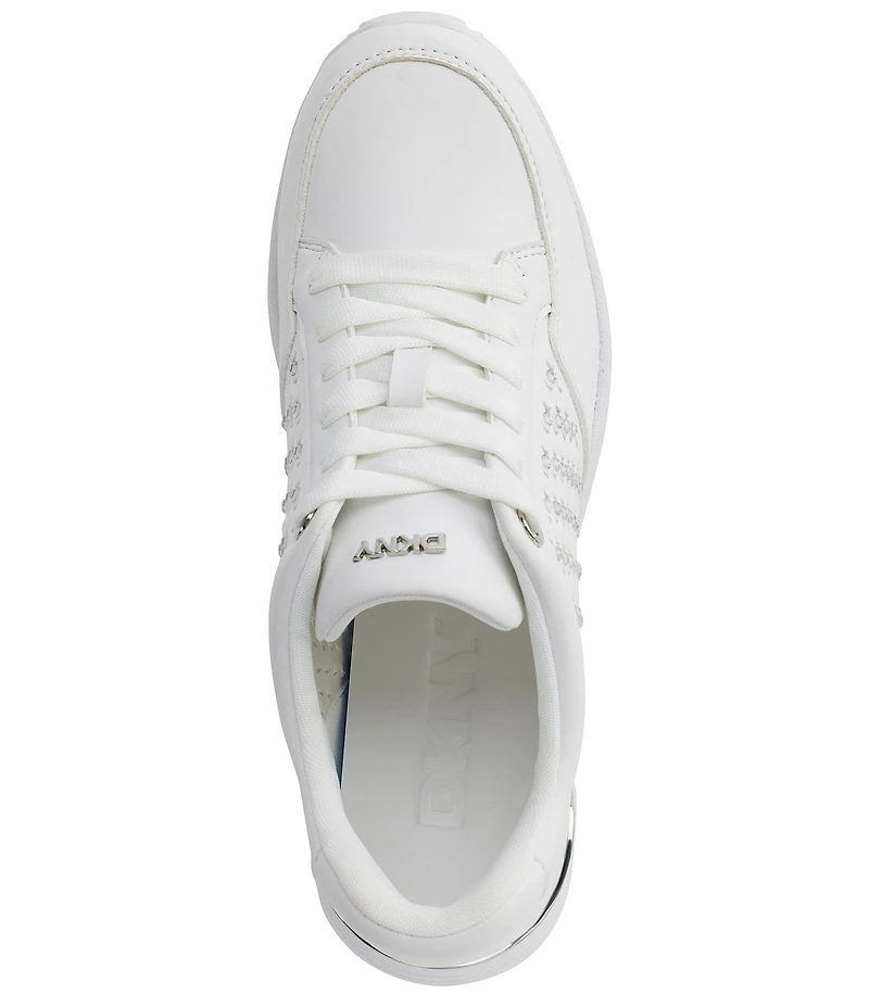 DKNY by Donna Karan Kalinda Stones Rhinestone Wedge Sneakers