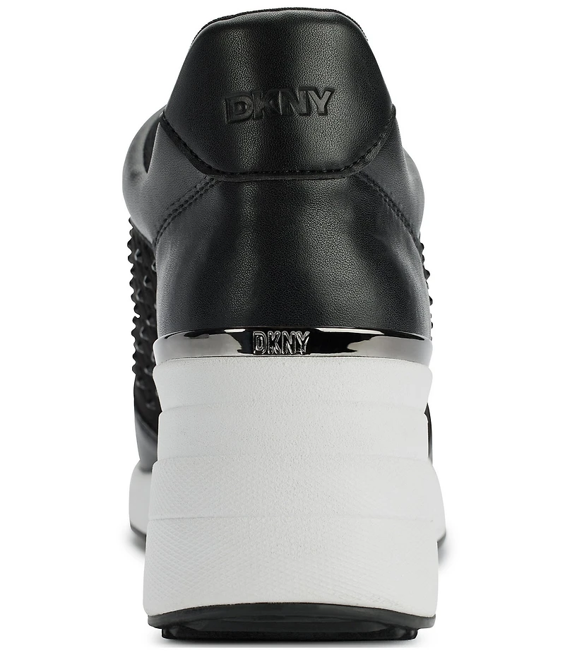 DKNY by Donna Karan Kalinda Stones Rhinestone Wedge Sneakers