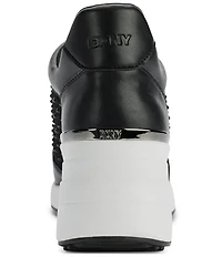 DKNY by Donna Karan Kalinda Stones Rhinestone Wedge Sneakers