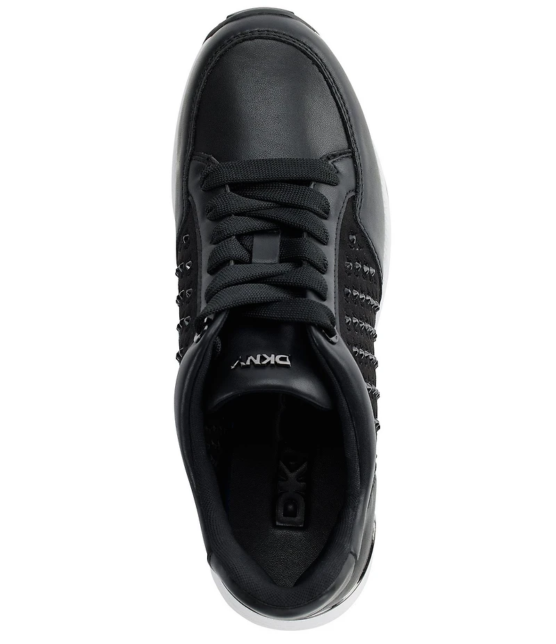 DKNY by Donna Karan Kalinda Stones Rhinestone Wedge Sneakers