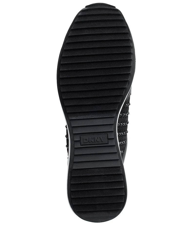 DKNY by Donna Karan Kalinda Stones Rhinestone Wedge Sneakers