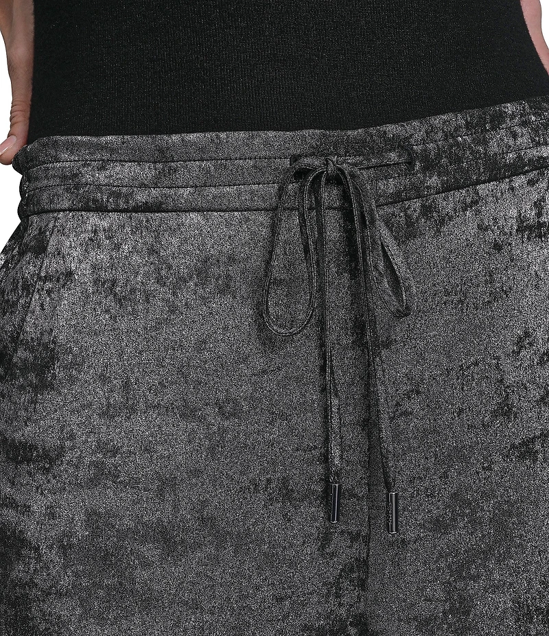 DKNY by Donna Karan Liquid Velvet Wide Leg Pants