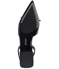 DKNY by Donna Karan Mahaska Patent Slingback Dress Flats