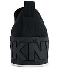 DKNY by Donna Karan Maize Knit Slip On Platform Sneakers