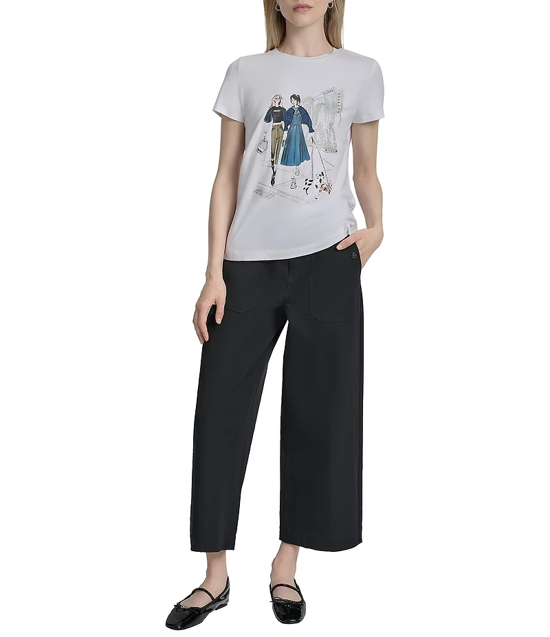 DKNY by Donna Karan Met Museum Conversational Graphic T-Shirt