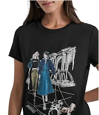 DKNY by Donna Karan Met Museum Conversational Graphic T-Shirt