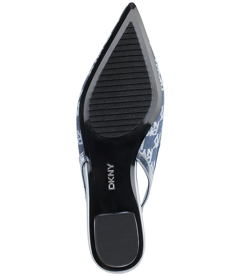 DKNY by Donna Karan Millbury Logo Jacquard Slingback Flats