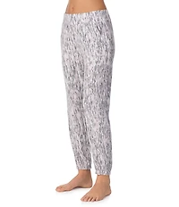 DKNY By Donna Karan Multi Texture Stripe Jersey Knit Coordinating Lounge Joggers