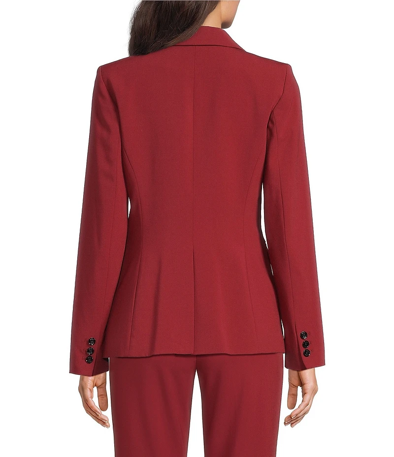 DKNY by Donna Karan Notch Lapel Long Sleeve One-Button Jacket