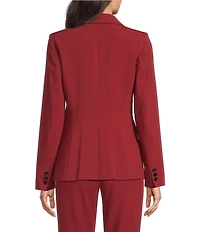 DKNY by Donna Karan Notch Lapel Long Sleeve One-Button Jacket