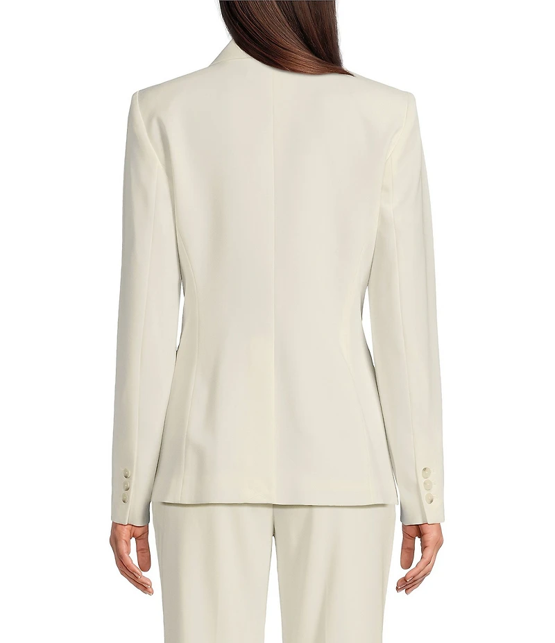 DKNY By Donna Karan Notch Lapel One-Button Jacket