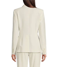 DKNY By Donna Karan Notch Lapel One-Button Jacket